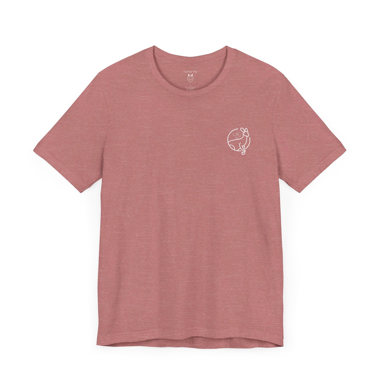Lucky Kangaroo | 4 Leaf Clover| Shamrock | Fun | Design On Back | Men and Women's | Unisex Jersey Short Sleeve Tee