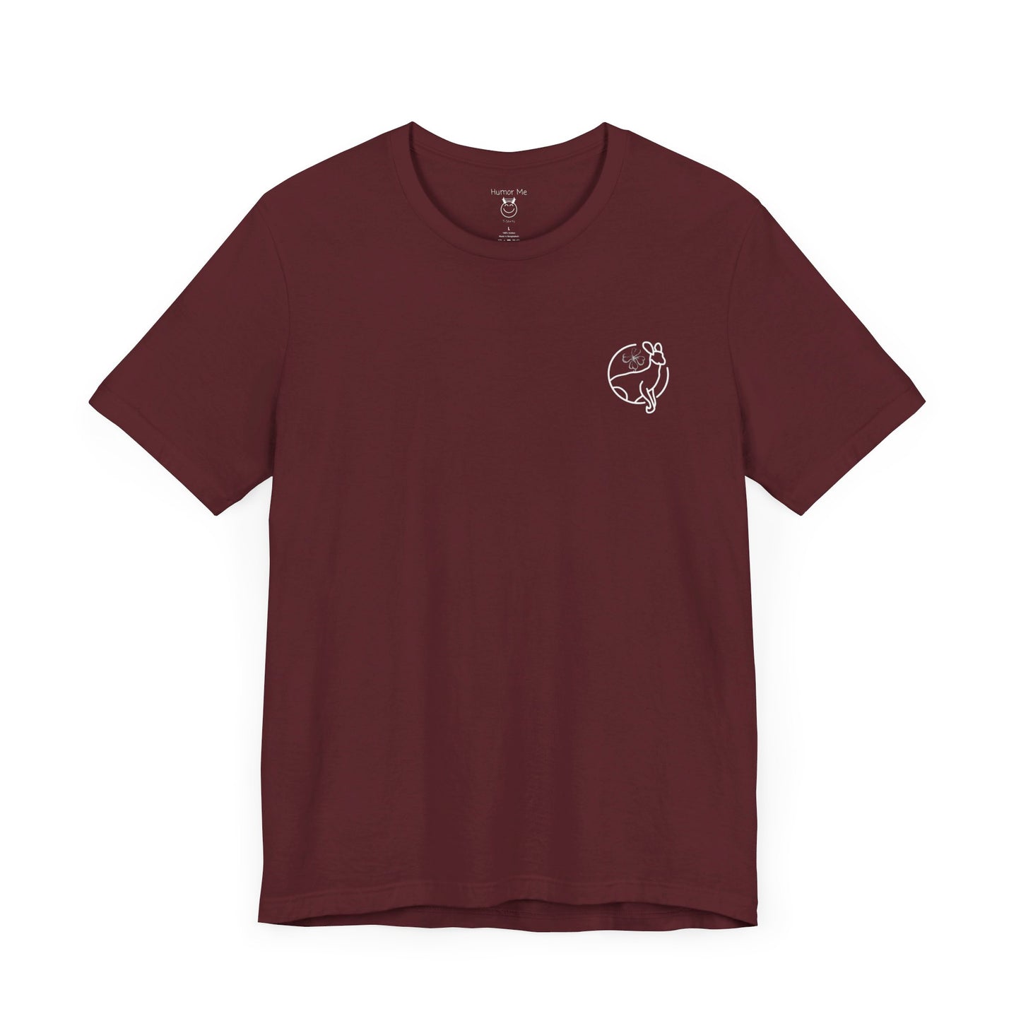 Lucky Kangaroo | 4 Leaf Clover| Shamrock | Fun | Design On Back | Men and Women's | Unisex Jersey Short Sleeve Tee