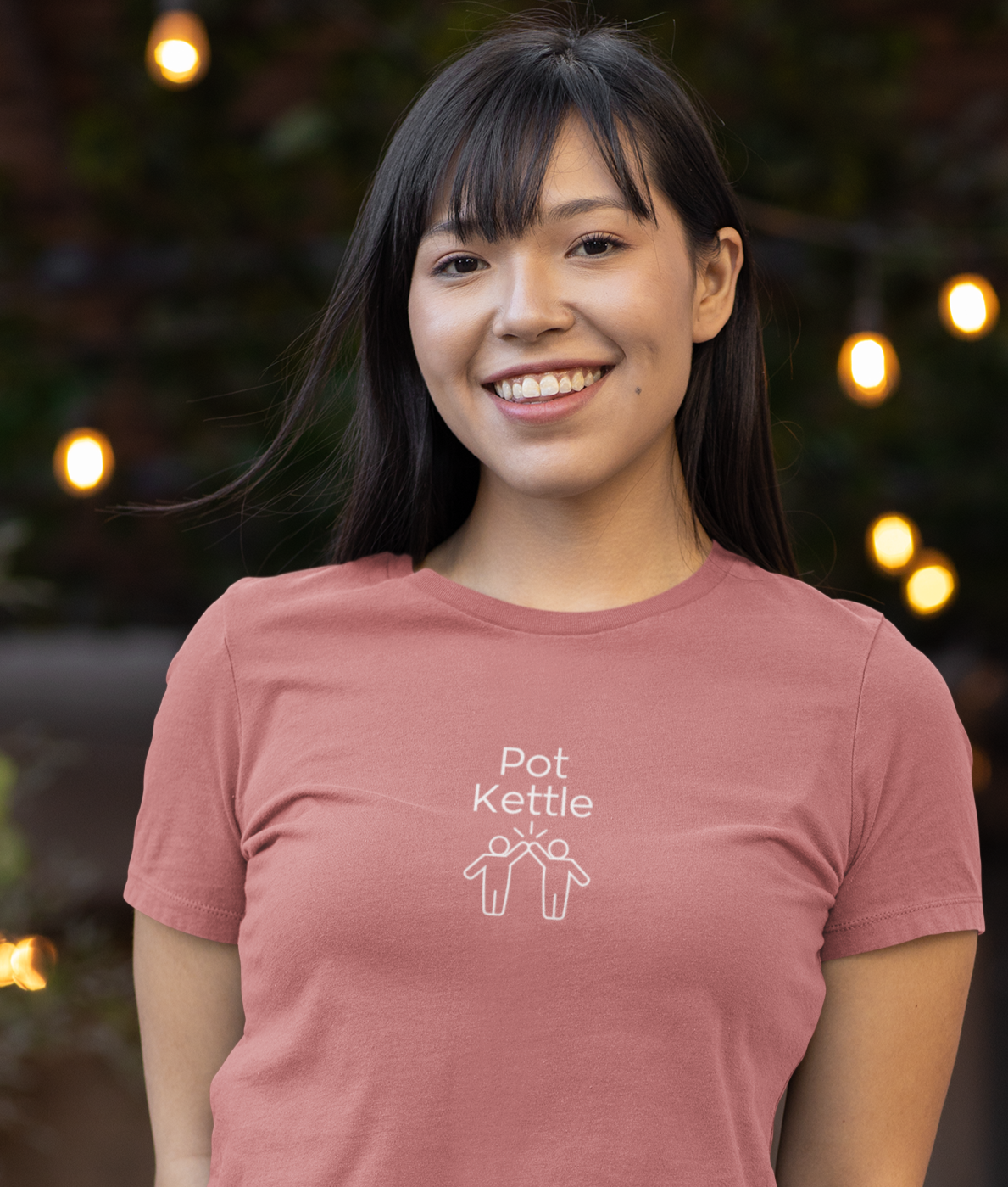 Pot Or Kettle High Five | Humor | Funny | Snarky | Men's Women's Soft Unisex Jersey Short Sleeve Tee